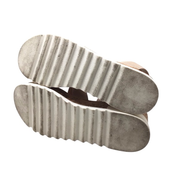 Steve Madden Womens Beige Bandi Strappy Platform Wedge Sandal Size 8.5M - Picture 7 of 8